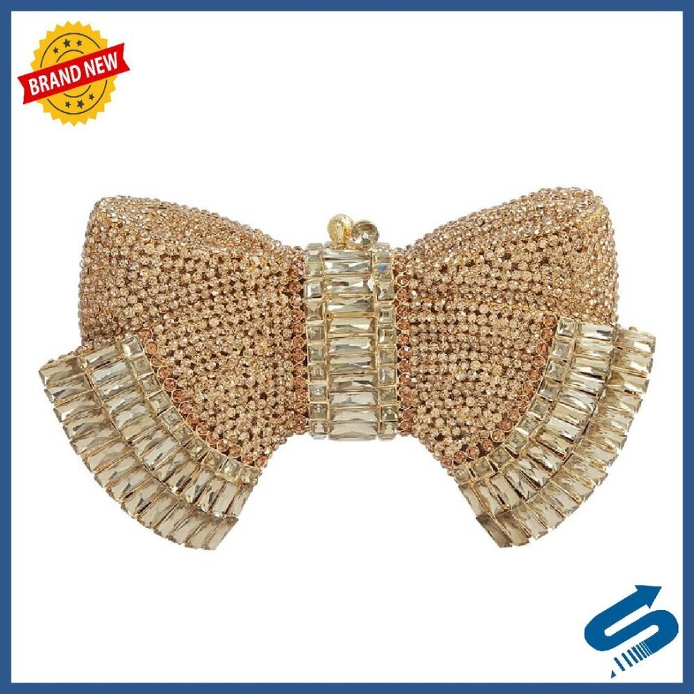 Rhinestone Crystal Clutch Evening Bag Wedding Party Purse 8.7x4.7